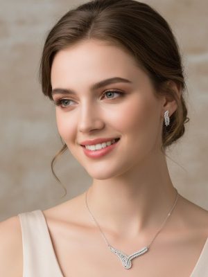 GraceLine Silver Jewelry Set - Zambeel