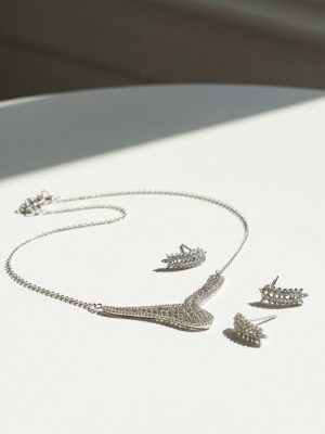 GraceLine Silver Jewelry Set - Zambeel
