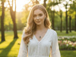 Green Teardrop Cubic Zirconia Set - Zambeel