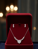 Heart Pendant Jewelry Set - Zambeel