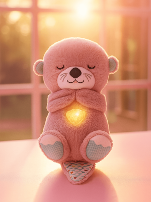 Heartbeat & Light - Up Belly Bear - Zambeel