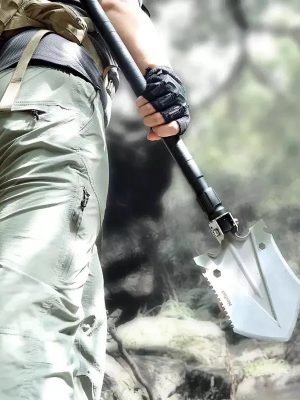 HEPU - 10 - in - 1 Multi - Purpose Survival Shovel Tool Set - Zambeel