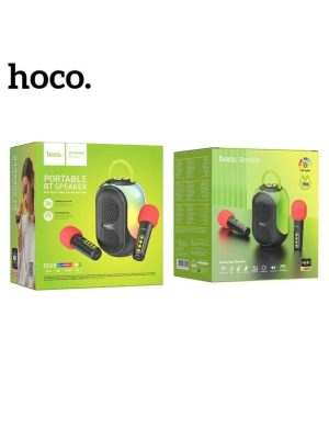 Hoco - Portable BT Speaker with Dual Wireless Microphones - Zambeel