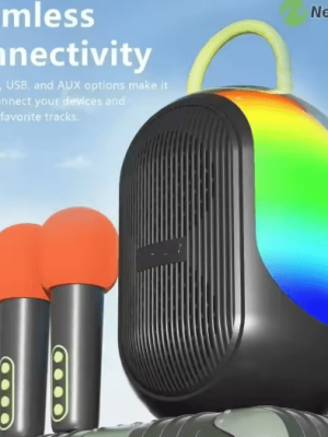 Hoco - Portable BT Speaker with Dual Wireless Microphones - Zambeel