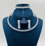 Ice White Marquise Crystal Jewelry Set - Zambeel