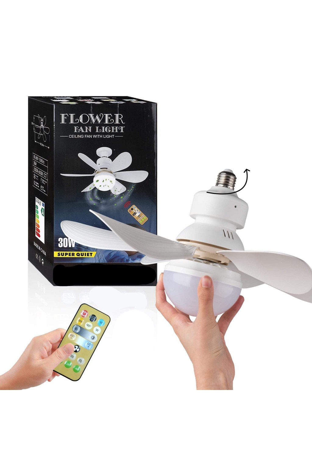 image_2_b124375a-dd0e-4a18-b7c3-6681969b1b7f Flower Fan Light - Ceiling Fan with Light