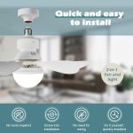 Flower Fan Light - Ceiling Fan with Light