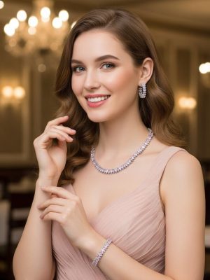 Imperial Shine Necklace Set - Zambeel