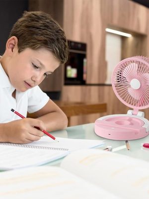 Jiake - Folding Storage Lamp Fan with USB - Zambeel