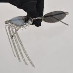 Korean - style Luxury Glamorous Rhinestone - tasseled Sunglasses With A Niche Designer - inspired Look - Zambeel