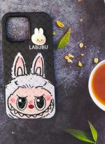 Labubu - 3D Bunny Woven‑Texture Protective iPhone Case - Zambeel