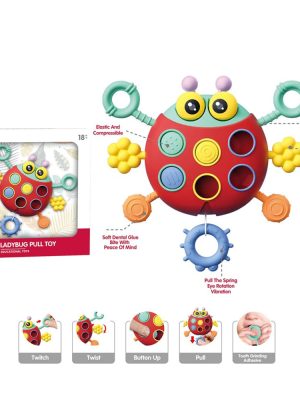 Ladybug Pull Toy - Zambeel