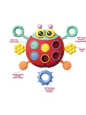 Ladybug Pull Toy - Zambeel