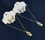 Leaf Clover & Pearl Jewelry Set - Zambeel