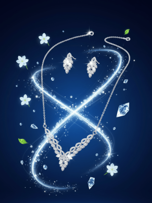 Leaf Crystal Jewelry - Zambeel