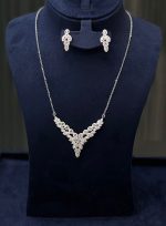 Leaf Crystal Jewelry Set - Zambeel