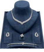Leaf V - Neck Jewelry Set - Zambeel