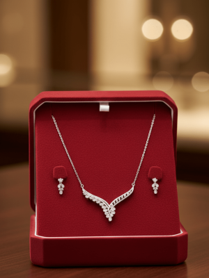 Leaf V - Shape Jewelry Set - Zambeel
