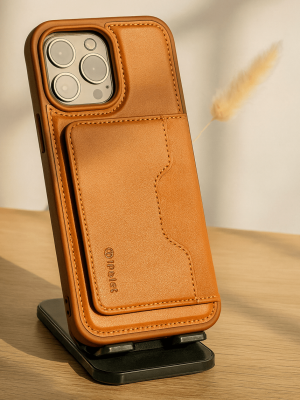Leather Style Wallet Case iPhone - Zambeel