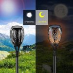 LED Solar Torch Light with Light Control - Zambeel