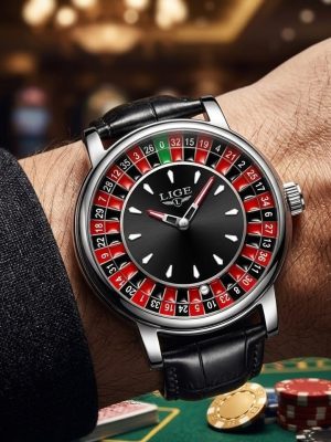 LIGE Roulette Dial Watch - Zambeel