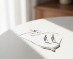Luna Grace Silver Necklace Set - Zambeel