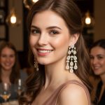 Luxe Pearline Waterfall Earrings - Zambeel