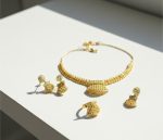 Luxe Royal Leaf Gold Jewelry Set - Zambeel