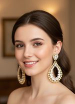 Luxe Teardrop Zircon Earrings - Zambeel