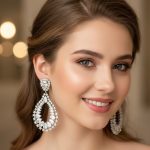 Luxe Teardrop Zircon Earrings - Zambeel