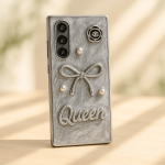 Luxury 3D Bow & Pearl Case - Zambeel