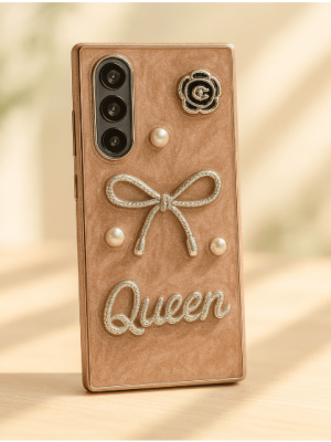 Luxury 3D Bow & Pearl Case - Zambeel