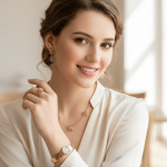 Luxury LV Charm Gold Jewelry Set - Zambeel
