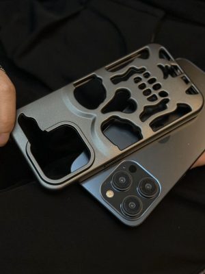 Matte Black Skeleton Phone Case - Zambeel