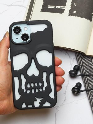 Matte Black Skeleton Phone Case - Zambeel