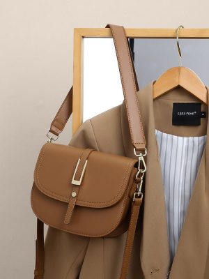 New Spring And Summer Fashion Messenger Bag Genuine Leather - Zambeel