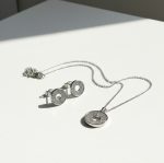 Open Halo Circle Pave Jewelry Set - Zambeel
