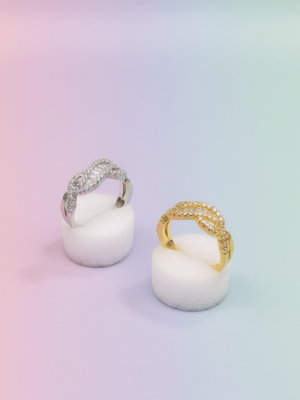 Oval Halo Crystal Ring - Zambeel