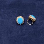 Oval Turquoise Statement Ring - Zambeel
