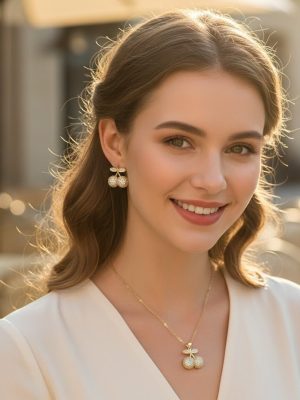 Pave Cherry Sphere Set - Zambeel