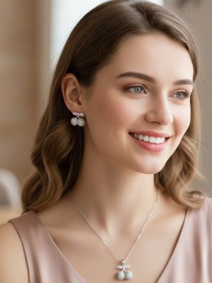 Pave Cherry Sphere Set - Zambeel