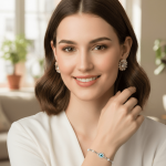 Pearl Beaded Evil Eye Bracelet - Zambeel