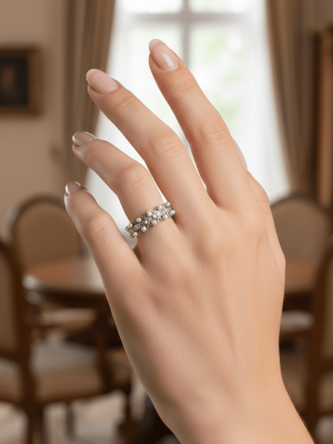 Pearl Cluster Ring - Zambeel