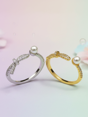 Pearl Twist Ring - Zambeel