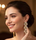 Petal Sparkle Statement Earrings - Zambeel