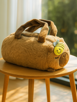 Plush Animal Handbag with Cute Design - Zambeel