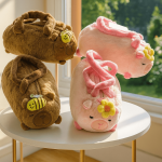 Plush Animal Handbag with Cute Design - Zambeel