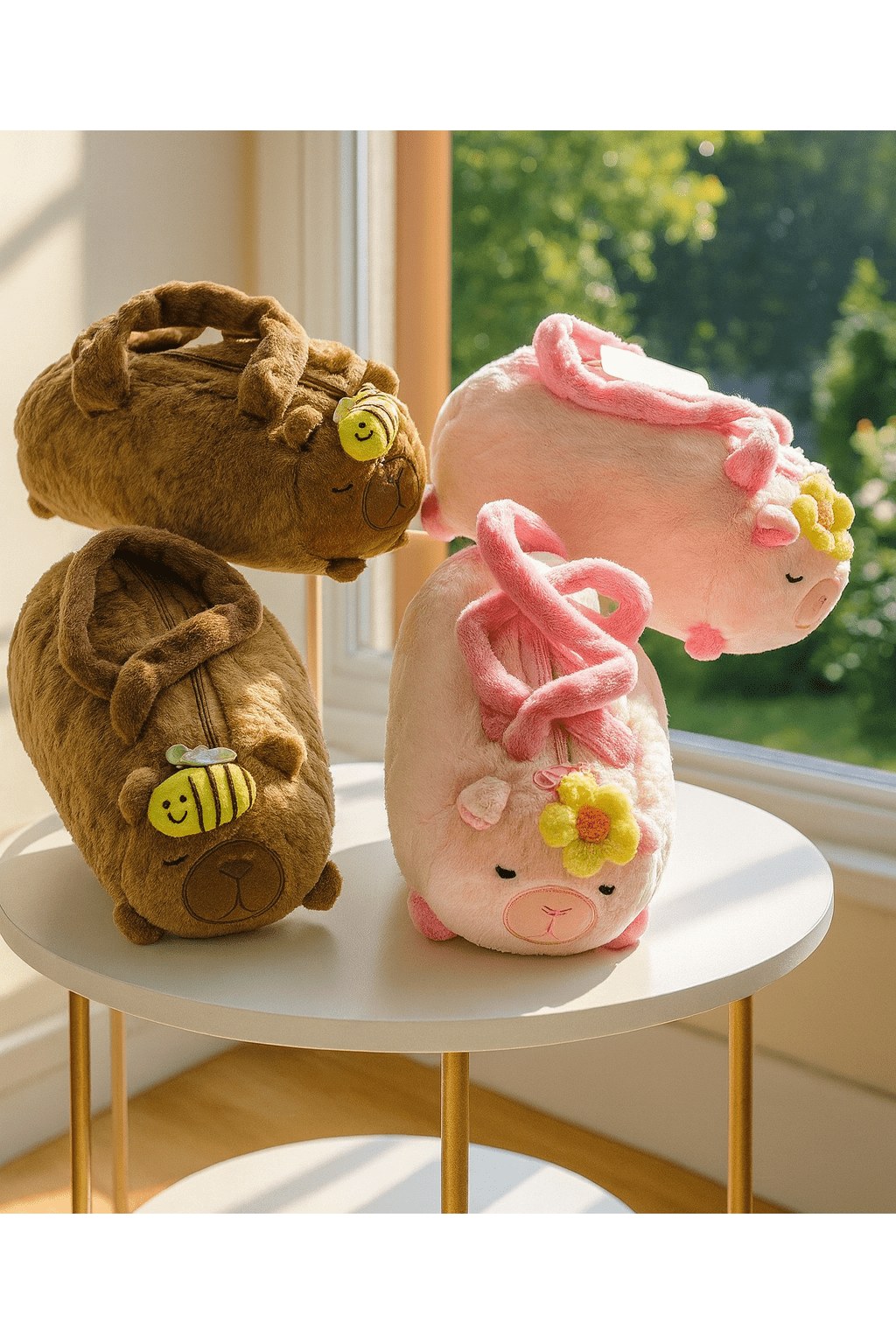plush-animal-handbag-with-cute-design-4216140 Plush Animal Handbag with Cute Design - Zambeel