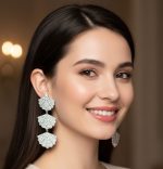 Radiant Flower Cascade Earrings - Zambeel