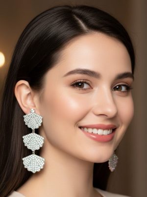 Radiant Flower Cascade Earrings - Zambeel